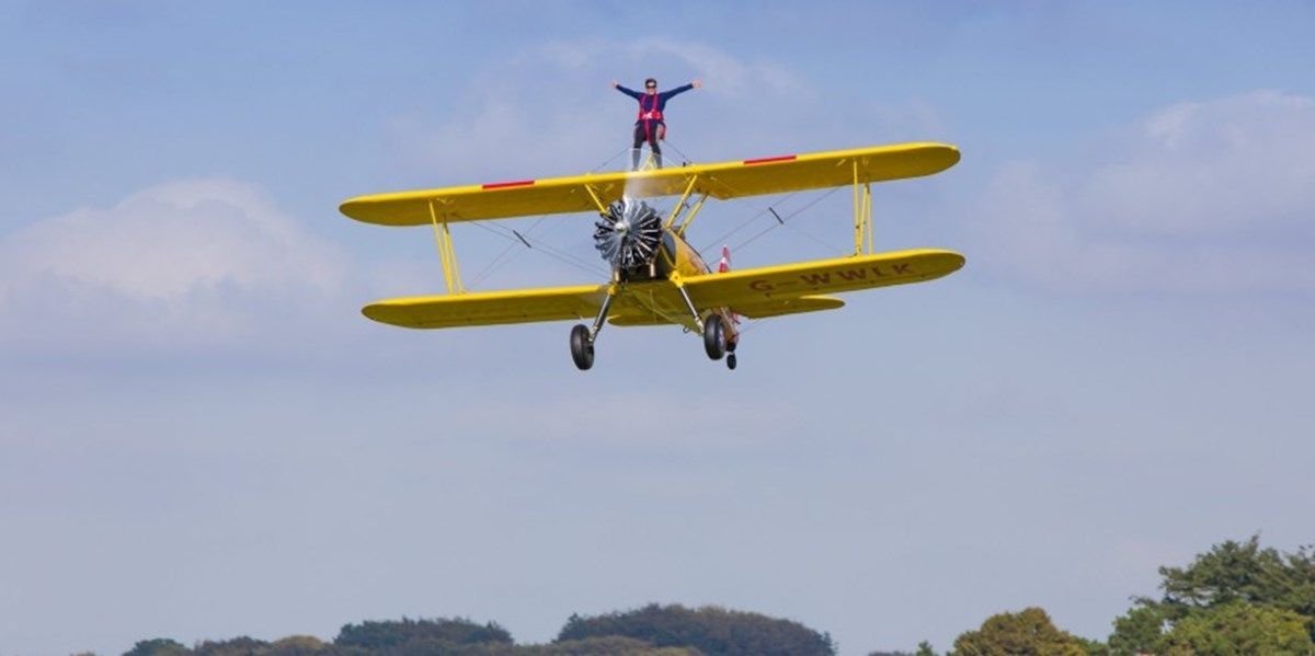 Strolling through the skies, one wing at a time! ☁️ A massive good luck to the amazing Gill, who is a @uclh head and neck nurse taking on the wing walk challenge. Thank you for helping #UCLHCharity make a difference. Read more ➡️ buff.ly/4b9MLoA