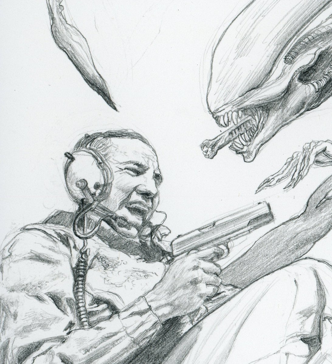 Happy #AlienDay y'all! Wish I had gotten this thing done for today but here's a little preview and some process stuff below