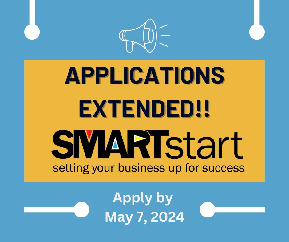 We have reopened applications for our SMARTstart program!
For more info and to apply go to: smartstartyourbusiness.ca/com.../grande-…