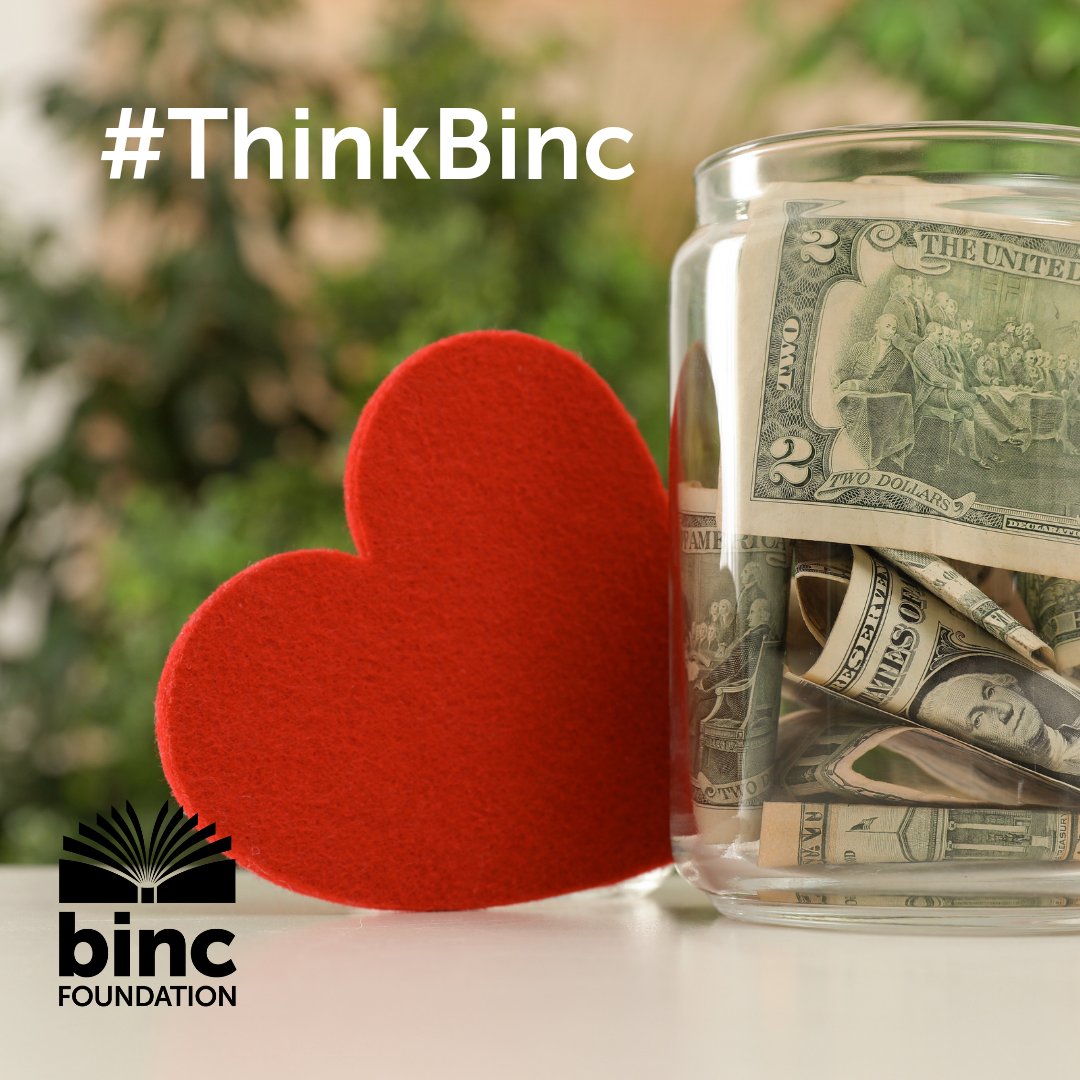 Thank you to all the bookstores and comic shops that dedicate counter tips to Binc. It's a great way to raise funds and also educate readers about Binc and what we do. #ThinkBinc