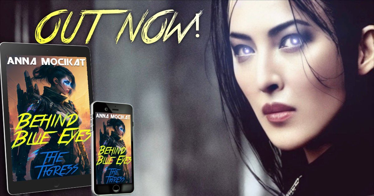 NEW RELEASE! I’m so excited that Behind Blue Eyes 5- The Tigress is OUT NOW! Head over to Amazon and get your copy! Available as Kindle, KU, paperback and hardcover. Link is in the comments. New to BBE? Start with book 1 and discover why people love this cyberpunk series!