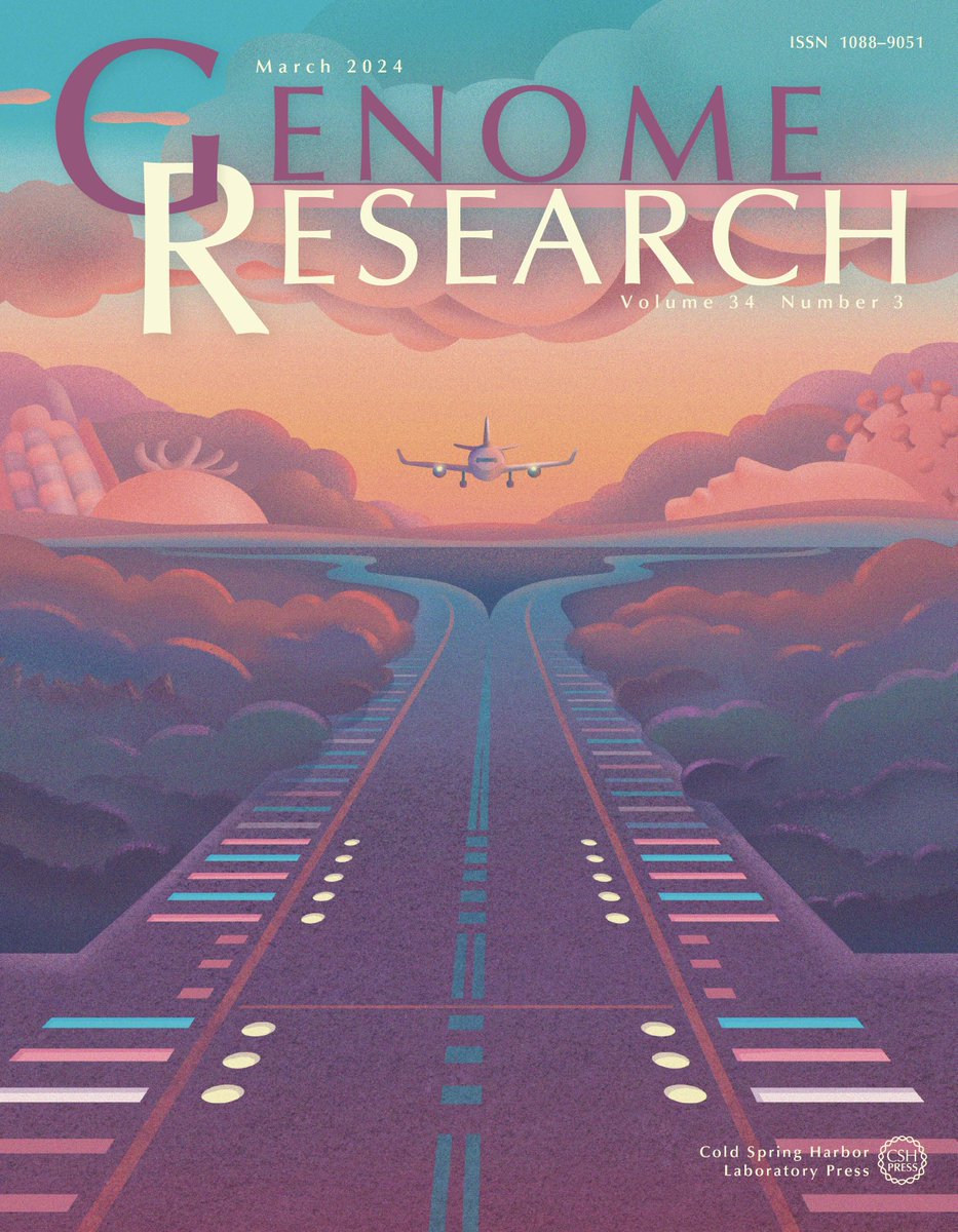 The new issue of @genomeresearch is now live. Follow the link to new research on P-element invasion in flies, exon–intron circRNAs, and more! tinyurl.com/Genome-Res-34-3