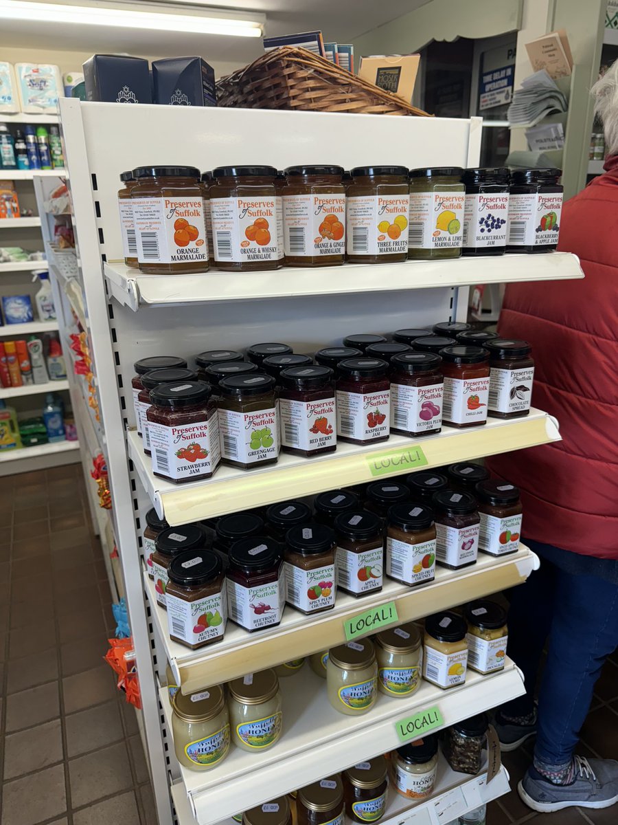 Lovely to meet the super group of volunteers at Polstead Community Shop this lunchtime to talk about fundraising opportunities e.g. The National Lottery. They stock a wide range of local produce and I can confirm the Polstead produced apple juice is delicious!