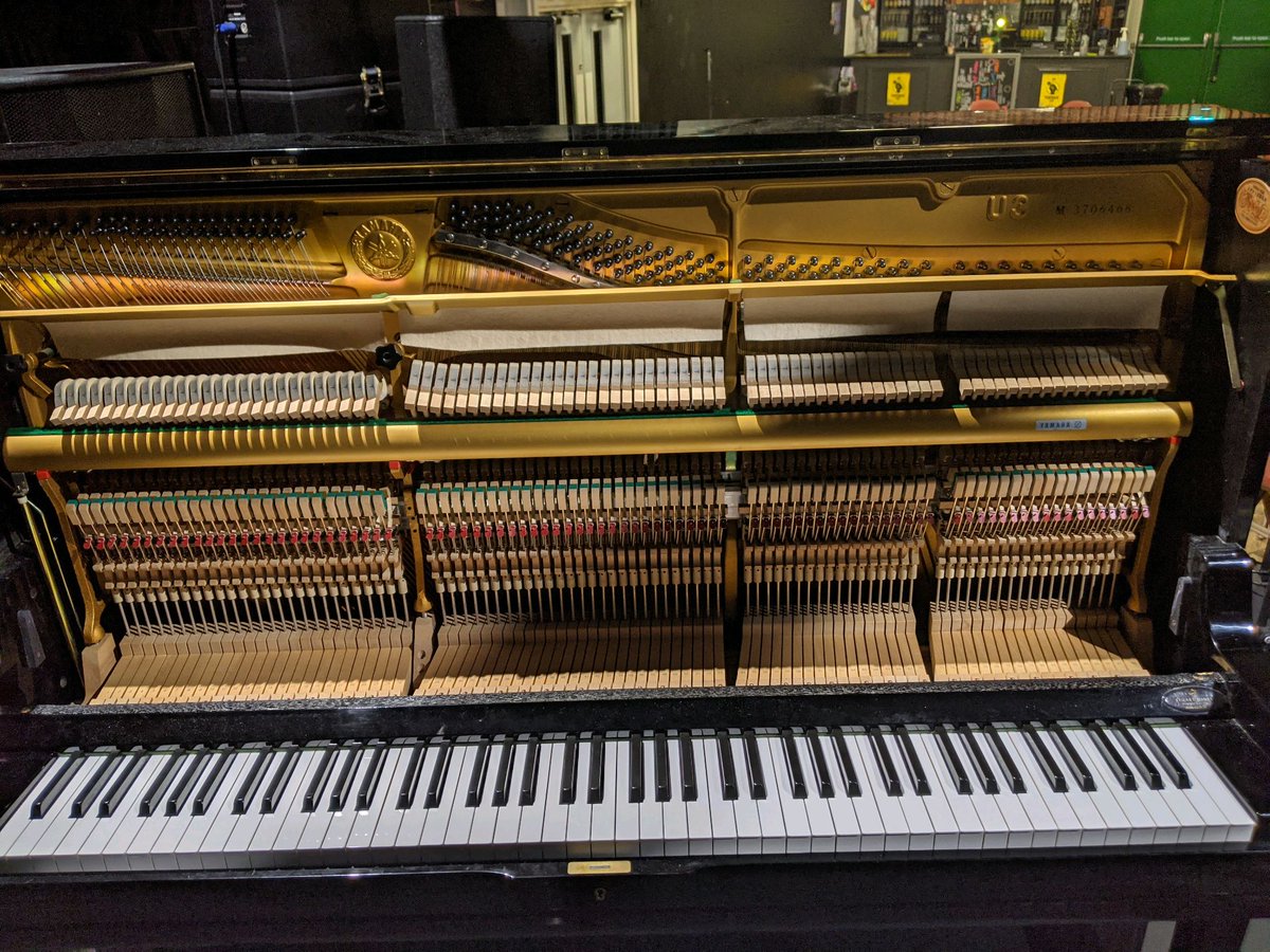 🎹 The Yamaha U3 gets a tune up and adjustments all ready for the jazz concert tonight at the Newhampton arts centre Wolverhampton 🎹 

#yamahaU3 #piano #pianist #music #musicians #yamaha #wolverhampton #Newhamptonartscentre #pianotuners #pianotuning #pianotuner #pianoplayer