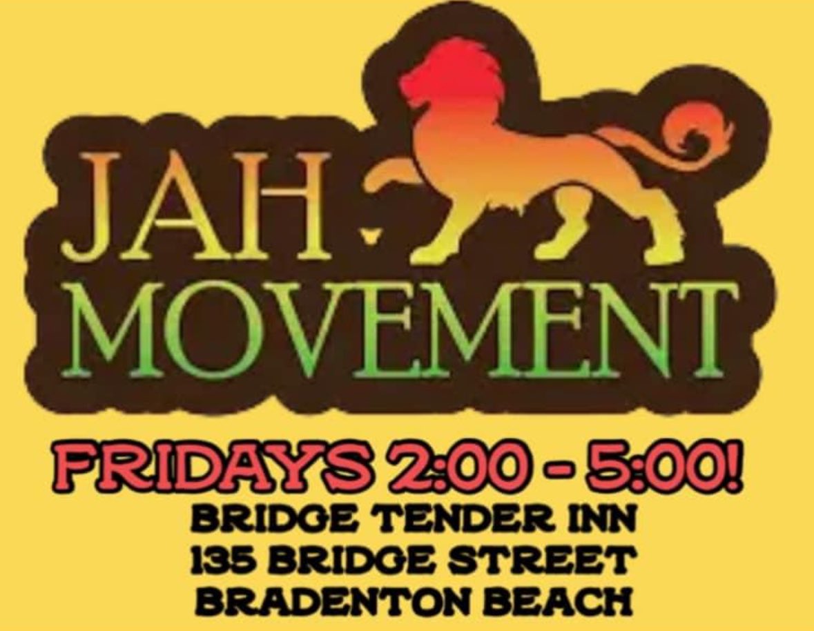 Jah Movement today!  Feel the music!🎶🎶 #bridgetenderinn #bradentonbeach  #annamariaisland #CheersToGoodFood #yummylibations #meetmeatthetender #TGIF #bestlivemusiconAMI #JahMovement