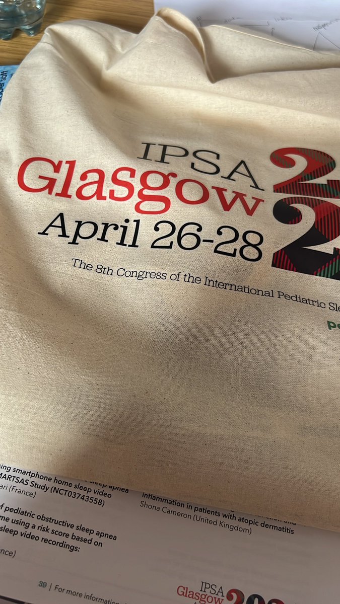 #sleepPeeps I know…Anyone here in Glasgow for #Ipsa
