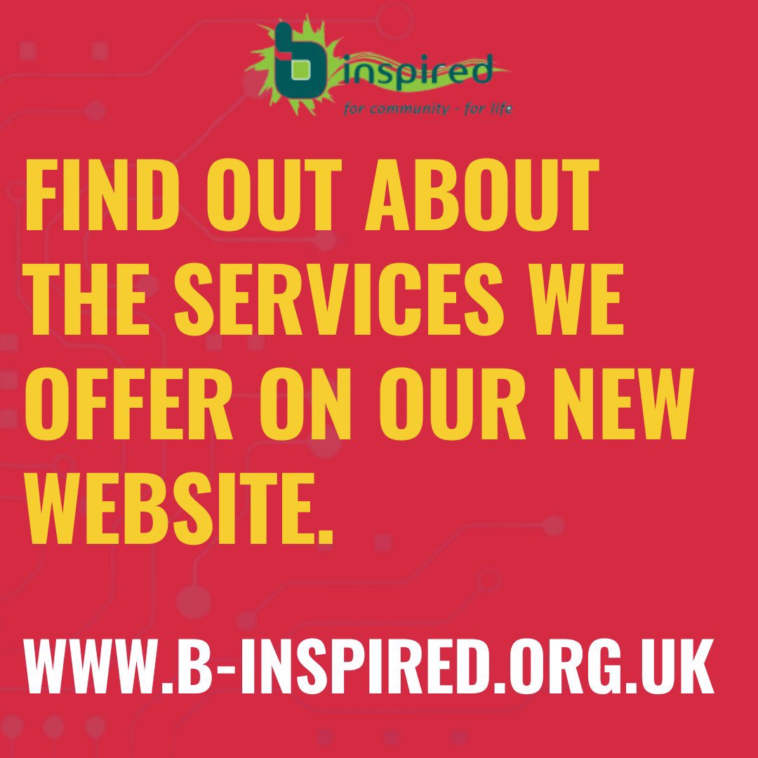 🚨 Our new website is live! 🚨 

You can find out more about b inspired, by visiting our brand new website... 

Visit 🌐 b-inspired.org.uk 

Keep an eye 👀 on our social media over the next few days, to find out more about what you can do on the website!