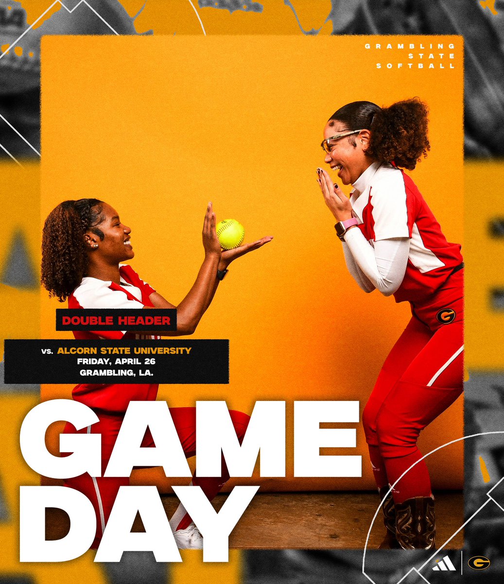 𝑾𝒆 𝒔𝒂𝒊𝒅 𝒀𝑬𝑺!
To two doubleheaders in two days!

🆚 Alcorn State
📍 GSU Softball Field
⏰ 1:00 p.m. and 3:00 p.m.
💻 youtube.com/@GramblingStat…

#GramFam | #ThisIsTheG🐯