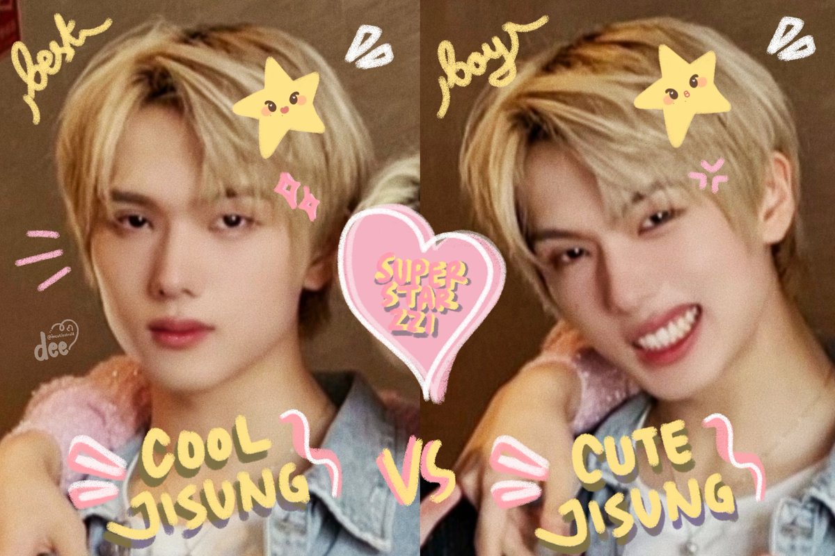 #JISUNG; 𓆩( ❛.ө❛ )𓆪 

More hairstyles like this for Jisung please, let his pretty eyebrows and attractive forehead be seen by Ji-peu (Asteroids) ꒰◍ˊ◡ˋ꒱੭⁾⁾

Let Jisung shine so brightly! (ღゝ◡╹)ノ♡

#지성뵤블