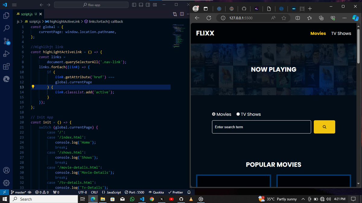 Day 50 of #100DaysOfCode 

got the sandbox and theme to understand it then I used #javascript to set the Router and links.

#100daysofcodechallenge #CodeNewbies #buildinpublic #tech