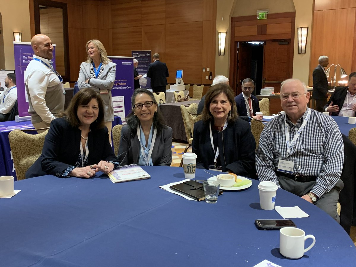 Summit on Cancer Health Disparities 2024 Left to Right: Dr. Marge Foti, Dr. AnaMaria Lopez, Dr. Amelia Ramirez, and Dr. Steven Grubbs. @KimmelCancerCtr @ASCO @AACR @UTHealthSA #SCHD24 #screen2save