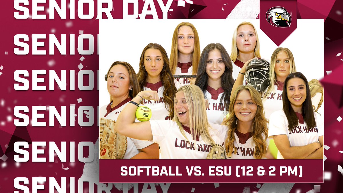 SB: @LHUSoftball is set for its final home doubleheader, as the Bald Eagles welcome No. 15 ESU to Lawrence Field this afternoon‼️🥎🦅 We are also excited to honor the program's senior class as part of the Senior Day Celebration‼️ 📊📺GoLHU.com/coverage