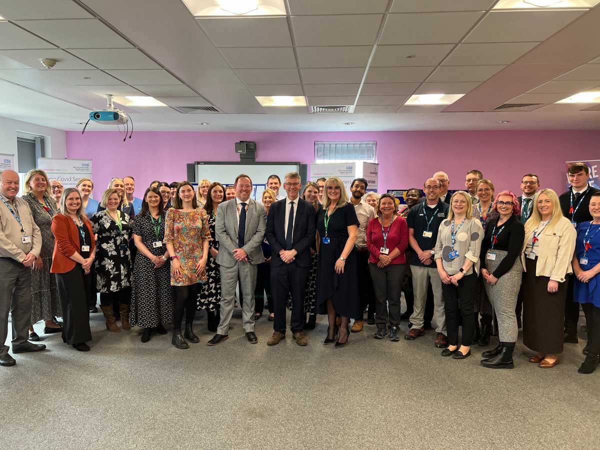 Team WCHC welcomed @julianhartley1 & colleagues to talk about the essential role of community services. A great opportunity for colleagues from across the Trust to showcase the outstanding care they provide & collaborations with local partners and primary care @NHSProviders