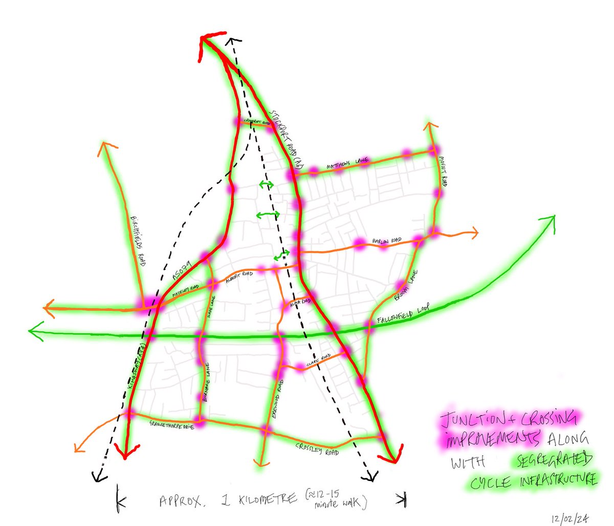 @s4plb @DameSarahStorey @bevcraig @DameSarahStorey @WalkRideGM 7 missing modal filters to complete the active neighbourhood for #Levenshulme & #Burnage If you’re spending £7M - why not complete it for the small cost of installing some planters? I hear there are some going spare from Withington