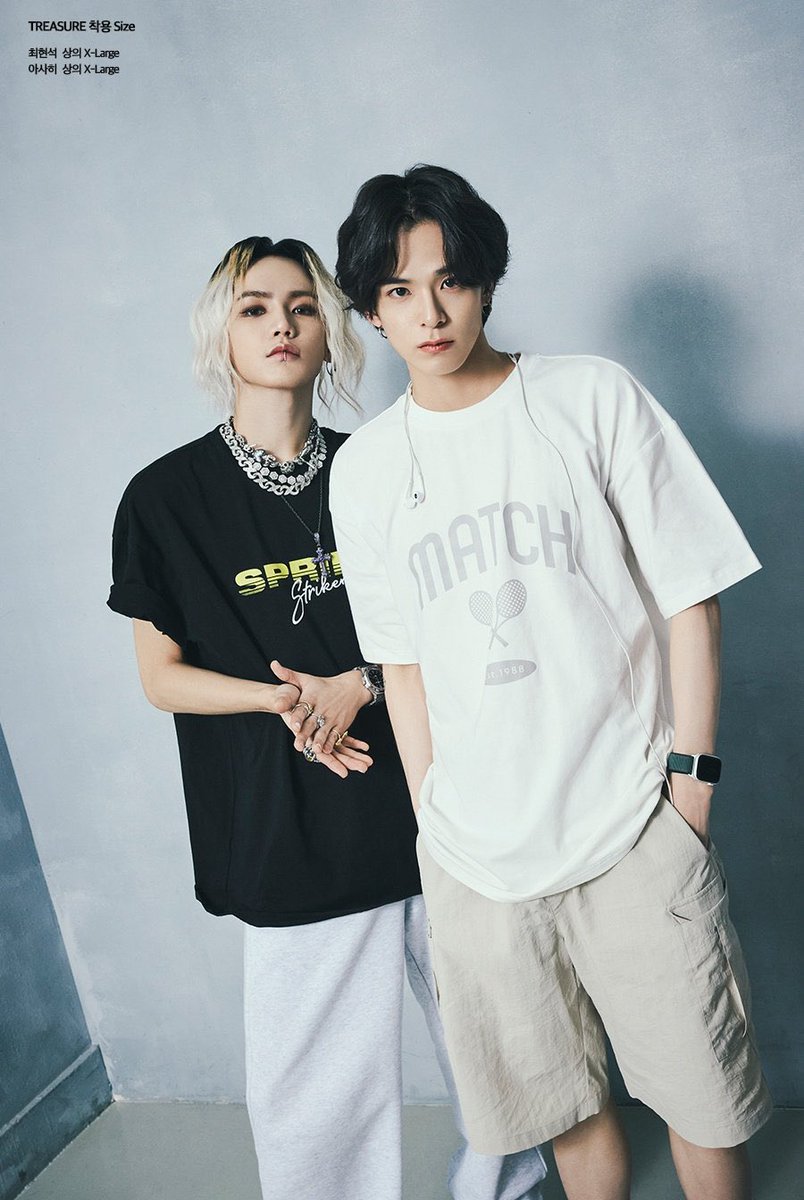 Unleash your urban energy with FCMM's latest 24SS 'City Sports' collection. Hyunsuk hyung rocks the sprint t-shirt in black, while I sport the tennis match tee in white, paired perfectly with white active cargo half pants. Elevate your street style game now!