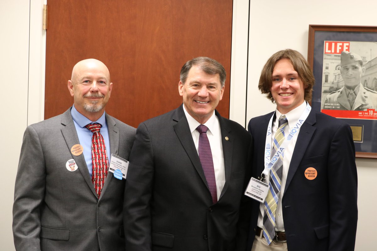 Shane and Ben are both pharmacists in South Dakota and members of the National Community Pharmacists Association. Appreciated visiting with them recently about legislation addressing pharmacy benefit managers (PBMs).