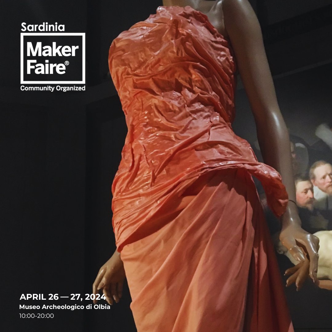 fabricademy's tweet photo. APRIL 26-27, 2024 🇮🇹 Sardinia! - Spot #Fabricademy final projects and some of our talented alumni at #makerfairesardinia at the gorgeous Archeological Museum of Olbia! 

> Learn more about the future of Fashion and apply to the Fabricademy2024-25 at https://t.co/b3C2lEEZYE https://t.co/Ewd38YWVXC