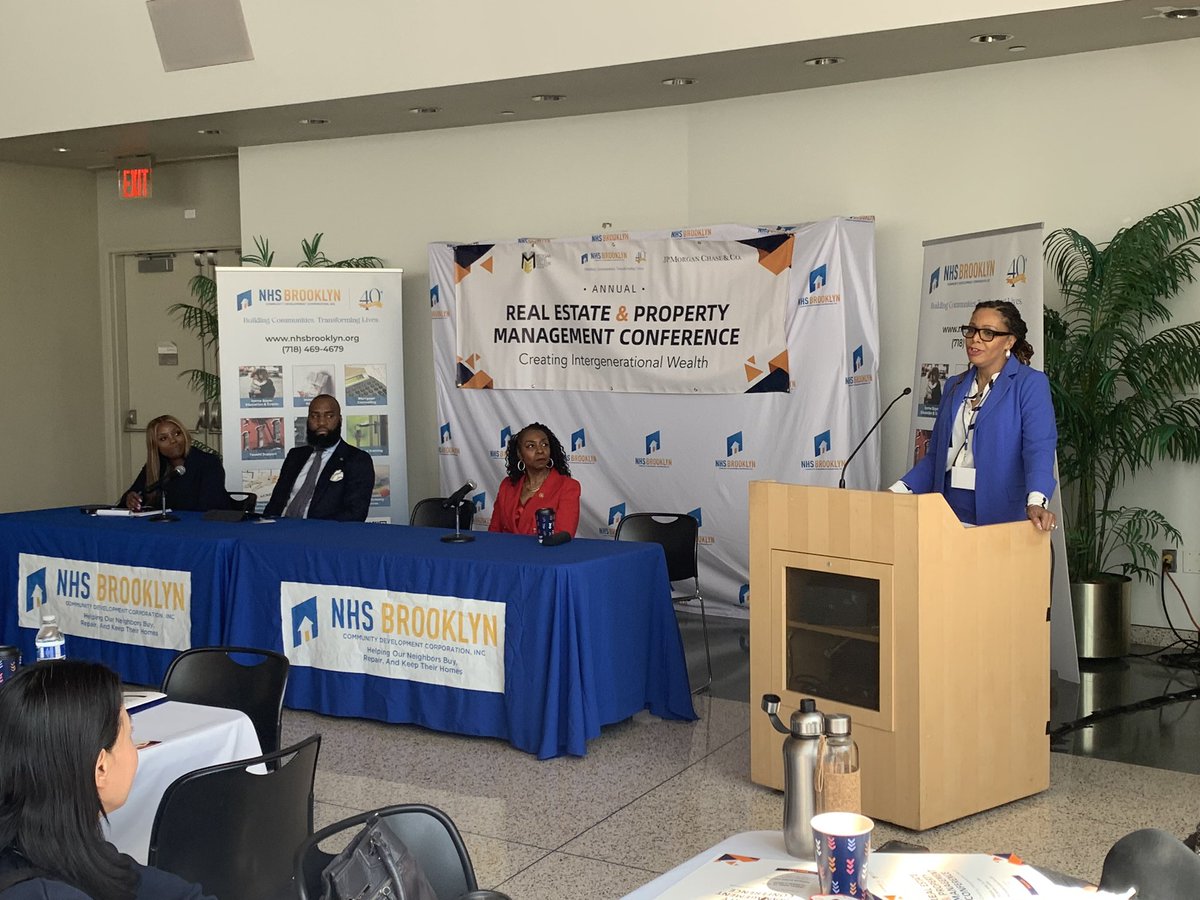 Happening now! Annual Real Estate & Property Management Conference at Medgar Evers College!