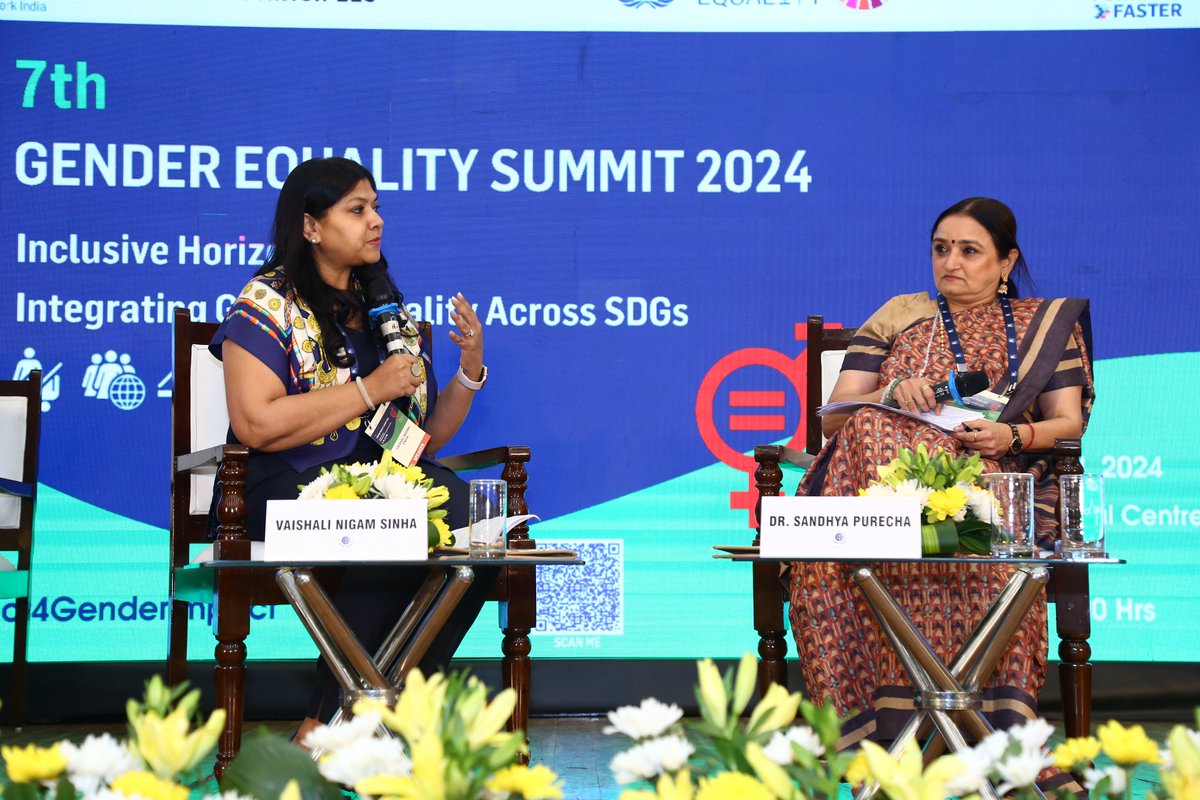 Among the many insightful discussions at #GES2024, I spoke with three inspiring women: @istschan, Dr. @SandhyaPurecha and @ShelleyZalis. Issues of gender parity can only be addressed through voices in decision-making. That’s why representation across all levels is critical. It…