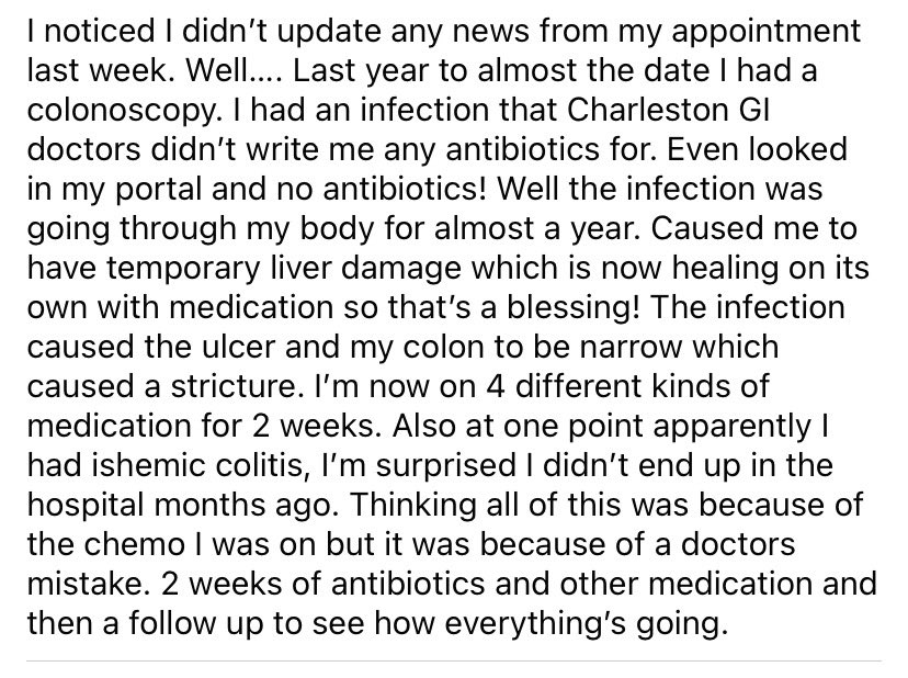 An update from last week.