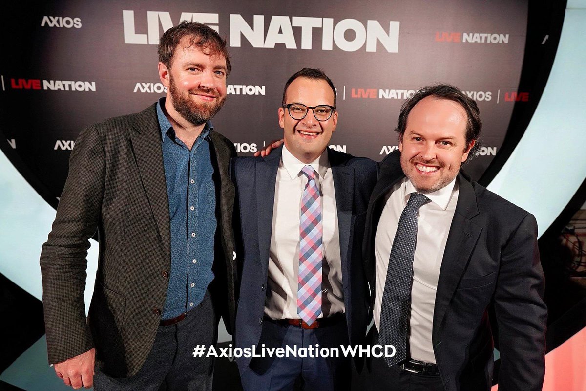 Great way for the FS team to kick off #WHCDWeekend with @axios, @LiveNation, @JellyRoll615 and so many friends including @AFTunion’s @andrewjcrook, @afa_cwa’s @atgarland, and @JamesFBooth  #AxiosLiveNationWHCD