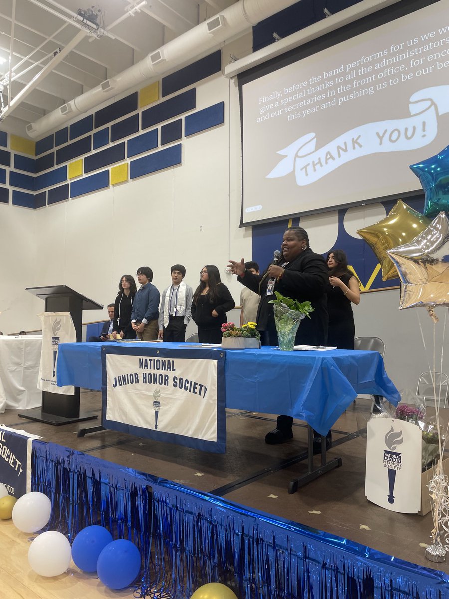 Celebrating excellence at ⁦@MartinCityK8⁩’s National Junior Honor Society. “Greatness starts with a goal.” Congratulations scholars. #FutureReady