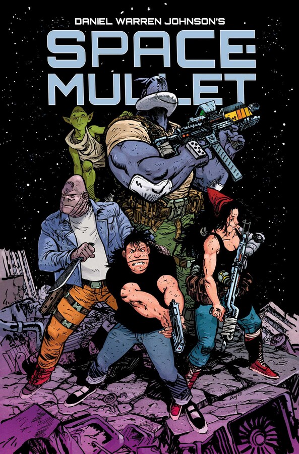 Now available to pre-order! Perfect for fans of Firefly and Cowboy Bebop, SPACE-MULLET by @danielwarrenart is a sci-fi romp about a ragtag crew of misfits doing everything they can to get by in space. Pre-order here: okcomics.co.uk/products/pre-o…