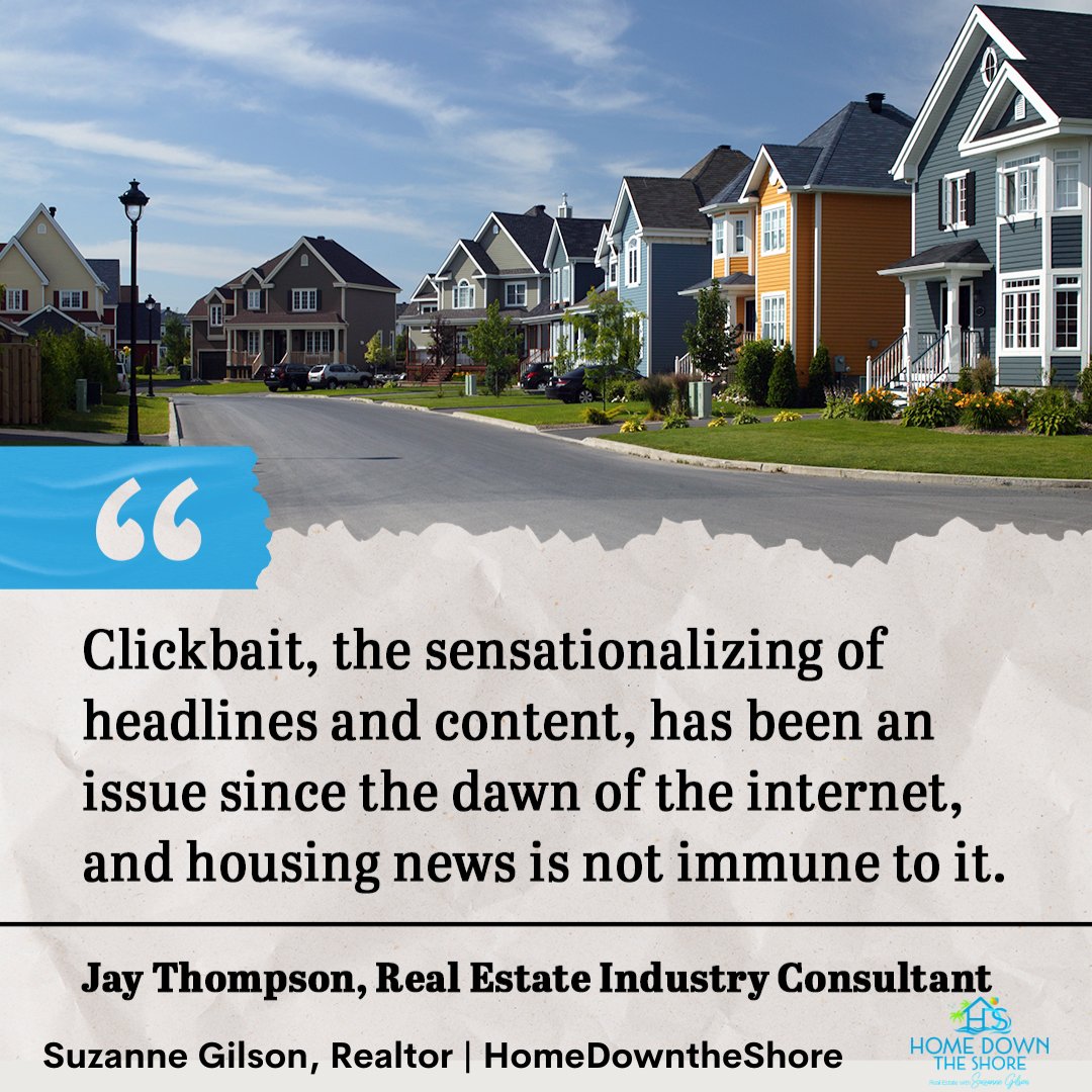 A lot of that is because of clickbait headlines. But the actual data shows prices are rising nationally, not falling. Have questions about what you’re reading? I'm here to help clear up any confusion.

#realestateagent #investinginrealestate  #expertanswers #homedowntheshore
