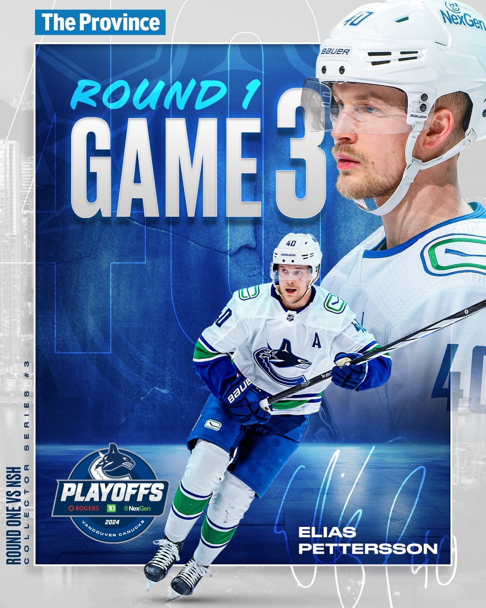 Game 3 collectable posters are HERE. Grab a copy of today's @theprovince to get yours!