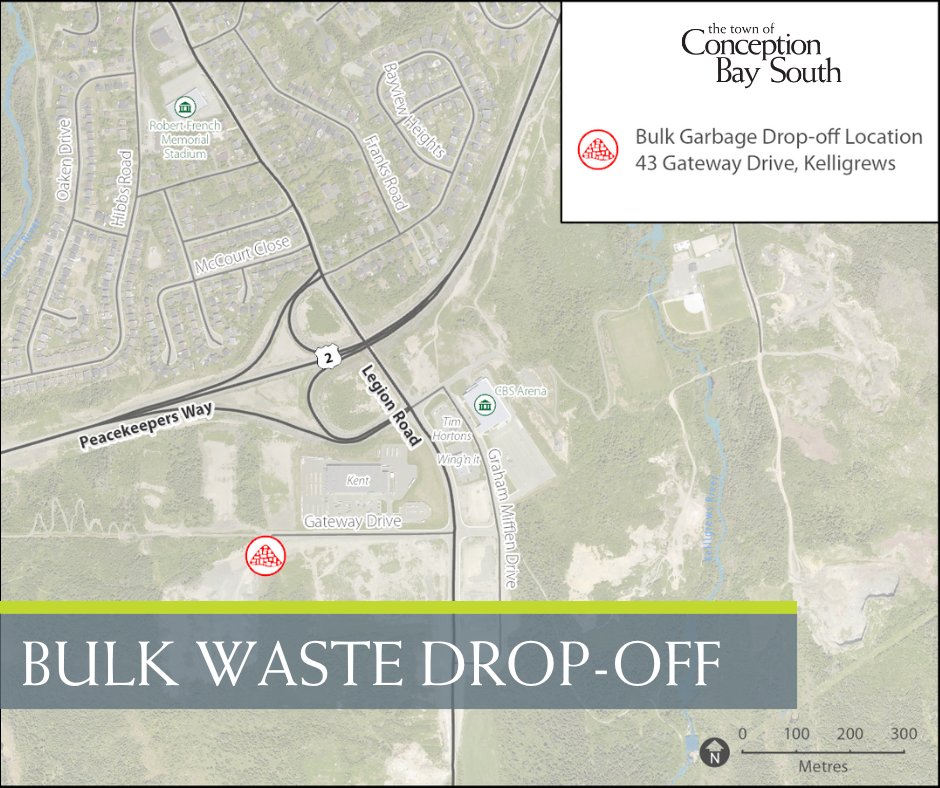 Our Spring Bulk Waste Drop-off Program is just around the corner! Dispose of your bulk household garbage responsibly. Dates: May 4 May 11 May 25 ⏰ Bins open 8 a.m. on each scheduled day and are removed when filled. conceptionbaysouth.ca/spring-bulk-wa…