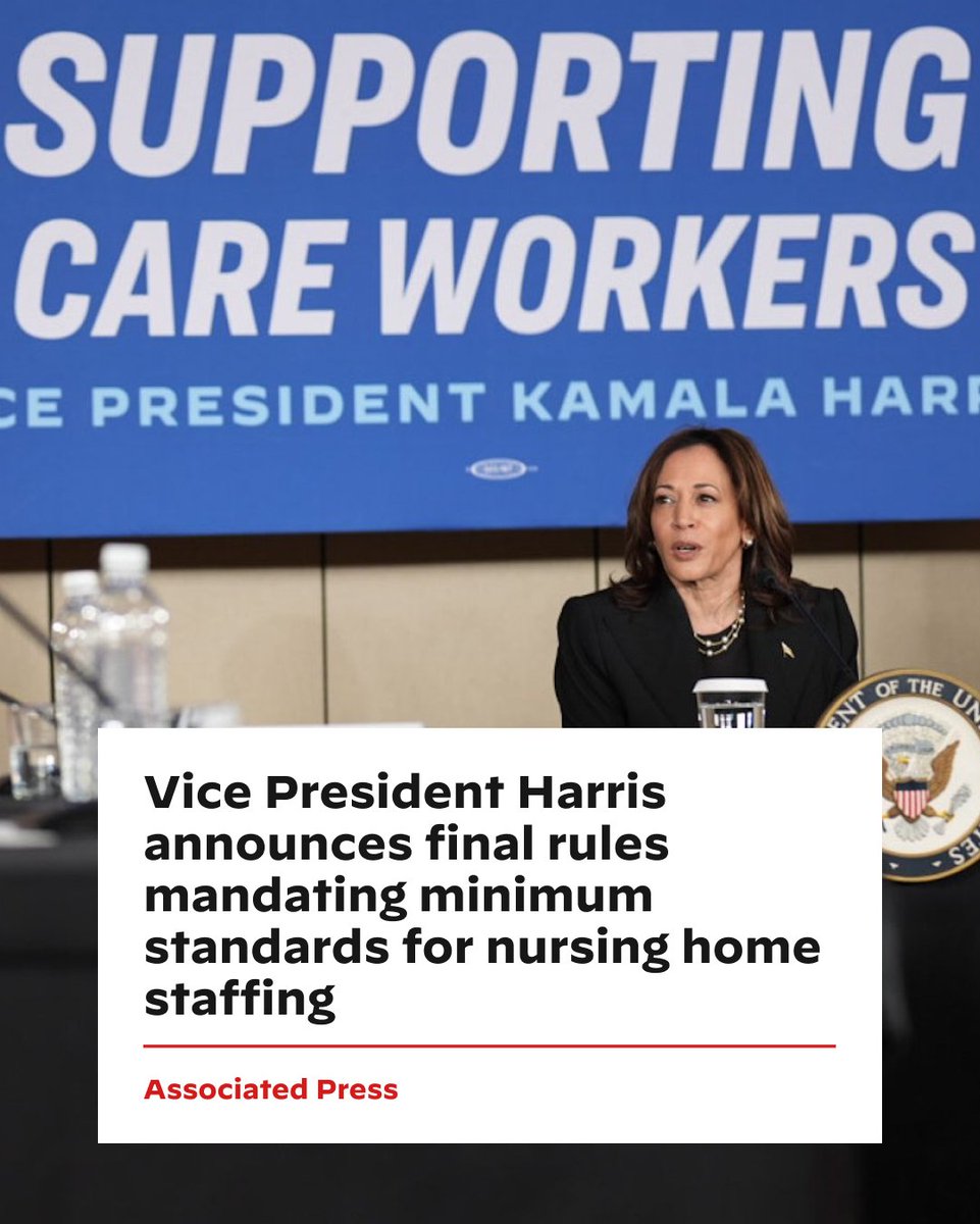 Care workers deserve more than just our thanks. That’s why we will never stop fighting for the support they need, including our historic new announcements to help increase staffing in nursing homes and increase pay for home health care workers. This is about dignity—for our…