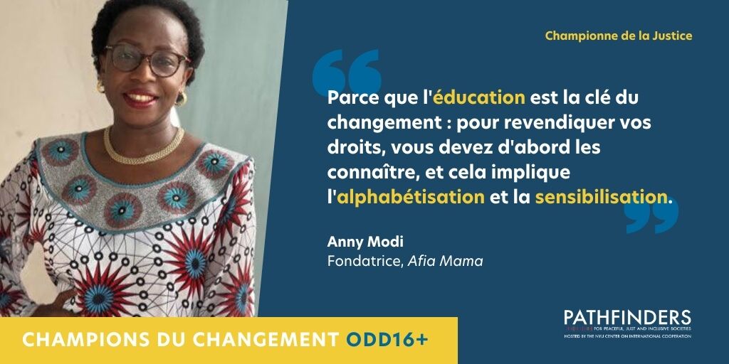 Voici l'intégralité de l'interview que notre D.E @annytenga a accordé à @SDG16Plus 👇 sdg16.plus/resources/anny…