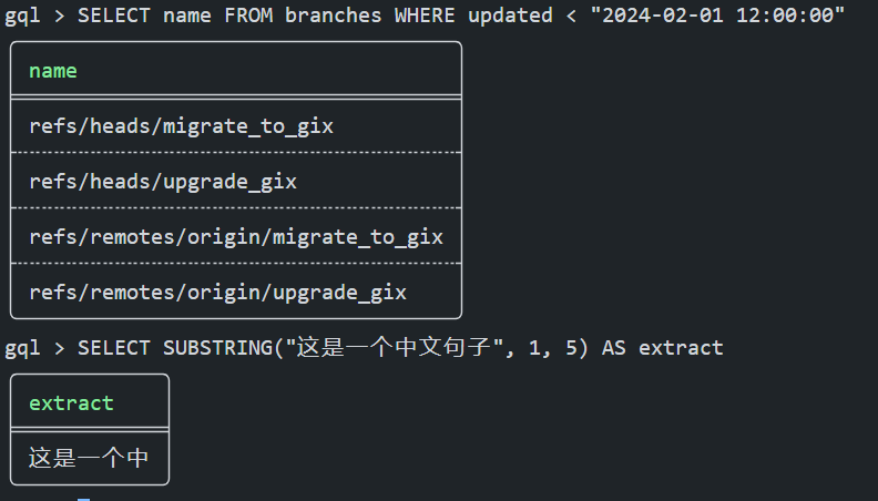 AmrDeveloper's tweet image. GitQL now supports Unicode and query branch last updated date time so for example you can write a github action to remove old inactive branches

Gihub: github.com/AmrDeveloper/G…

#rust #gitql #git