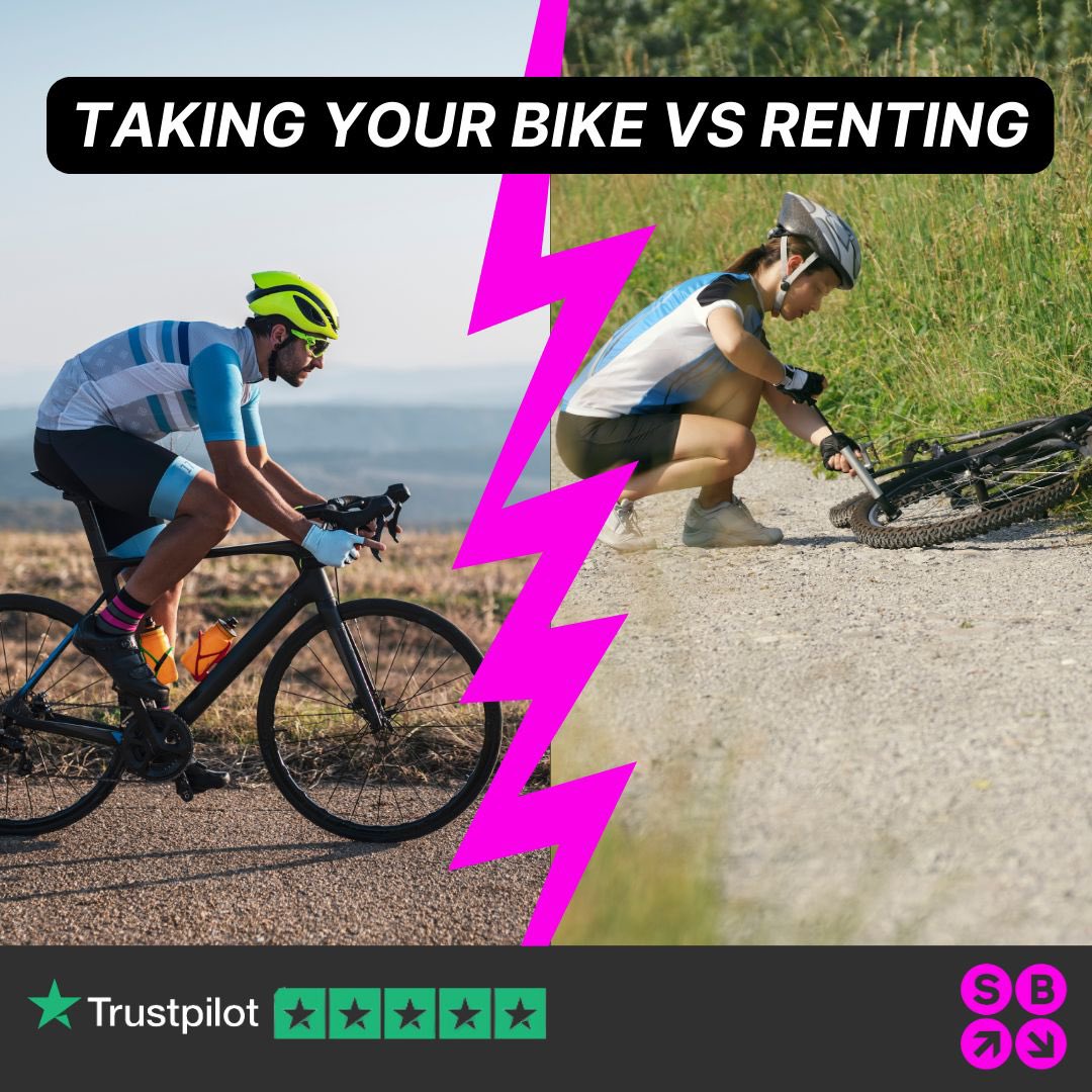 Taking Your Own Bike vs. Renting: Why Choose Your Own Ride?

1. Personalised Experience
2. Performance and Familiarity
3. Cost-Efficiency
4. Seamless Logistics with SendBike
5. Flexibility and Convenience
6. Emotional Connection

sendbike.com 🚴‍♂️🌟