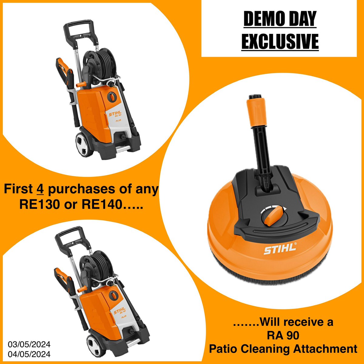 ** 7 Days to go** 

Our @stihlgb Demo Day is Fast approaching with only A Week Left to go!
We are super excited to have #stihl join us on the 3rd and 4th of May for a Demo Day, with Exclusive Offers &amp; Demonstrations. 
Why not come down and check It Out!
#DemoDay #Stihlgb