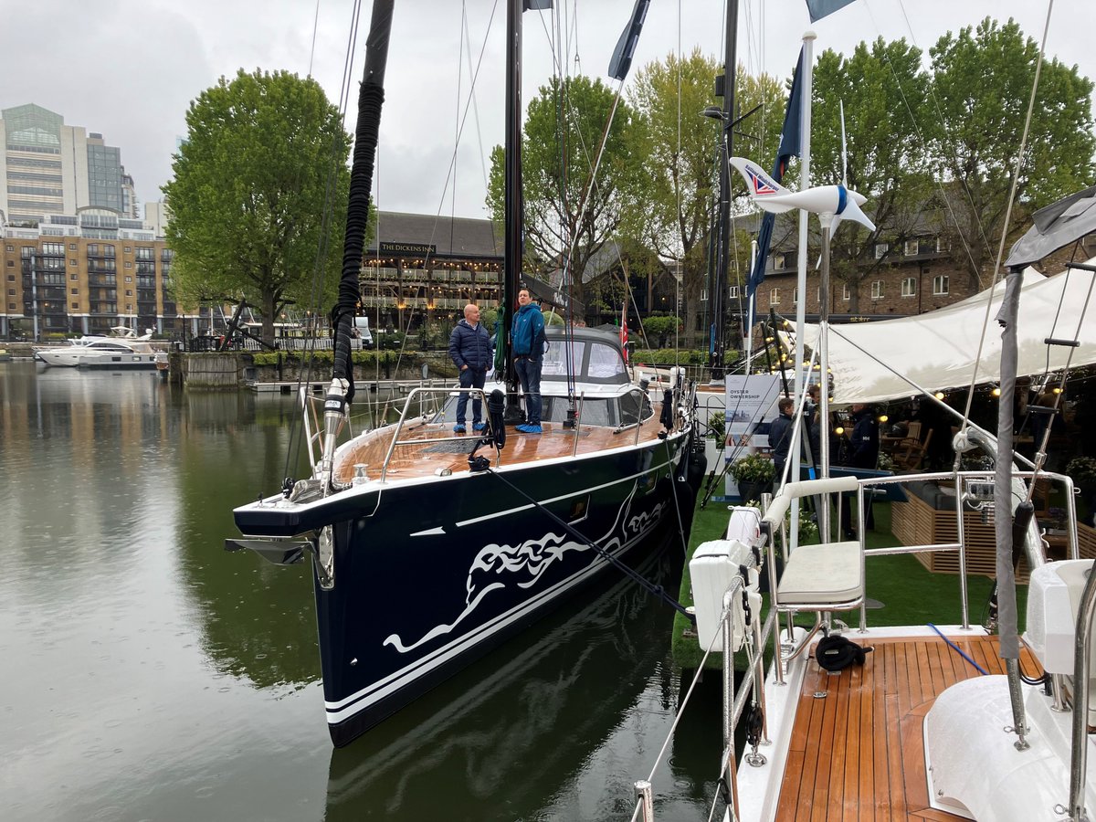 Oyster insight. The 595 is the largest on display at the Oyster Yachts 'London Private View'
#skdmarina #skdocks #londonmarina @Oyster_Yachts @IGYMarinas