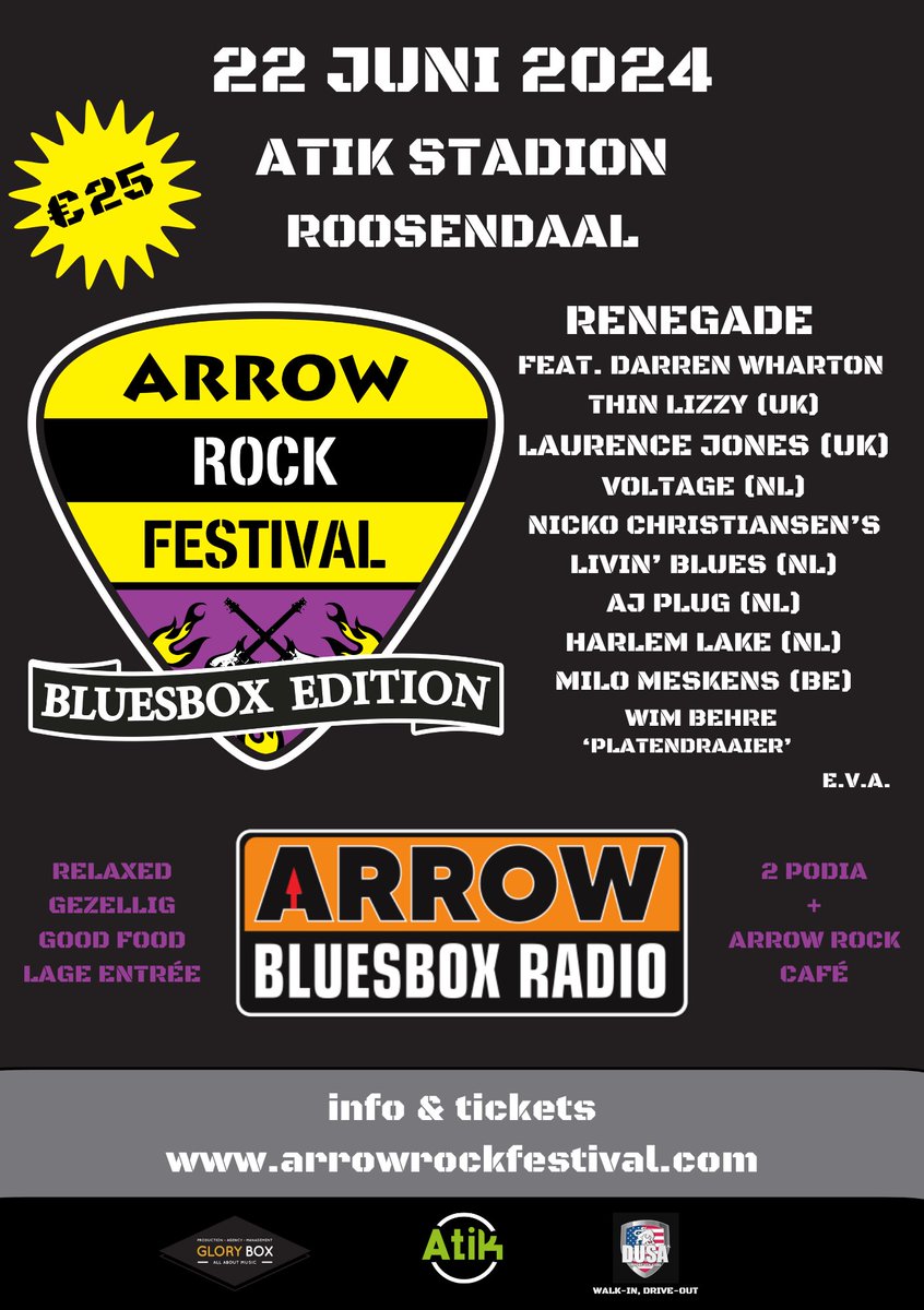 I’m extremely excited to announce I will be performing at the famous ‘ARROW ROCK FESTIVAL’ in The Netherlands, Roosendaal Stadium @atikstadion on 22nd June 2024. THIS IS GONNA BE AMAZING!!! LJ @MarshallRecs @prsguitarseurope @arrowCLrock festivalinfo.nl/news/54672/Arr…