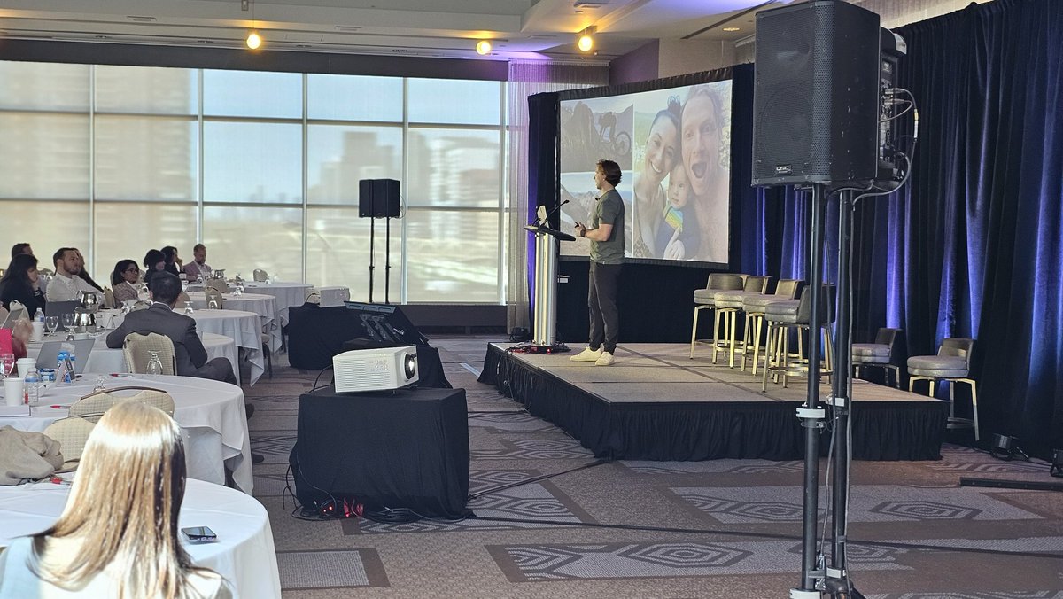 🌱 Inspiring Keynote Alert: 🌲David Luba , Co-Founder &amp; Head of Partnerships at Tentree, is passionately speaking about how companies can be part of the climate solutions. #ESGTO2