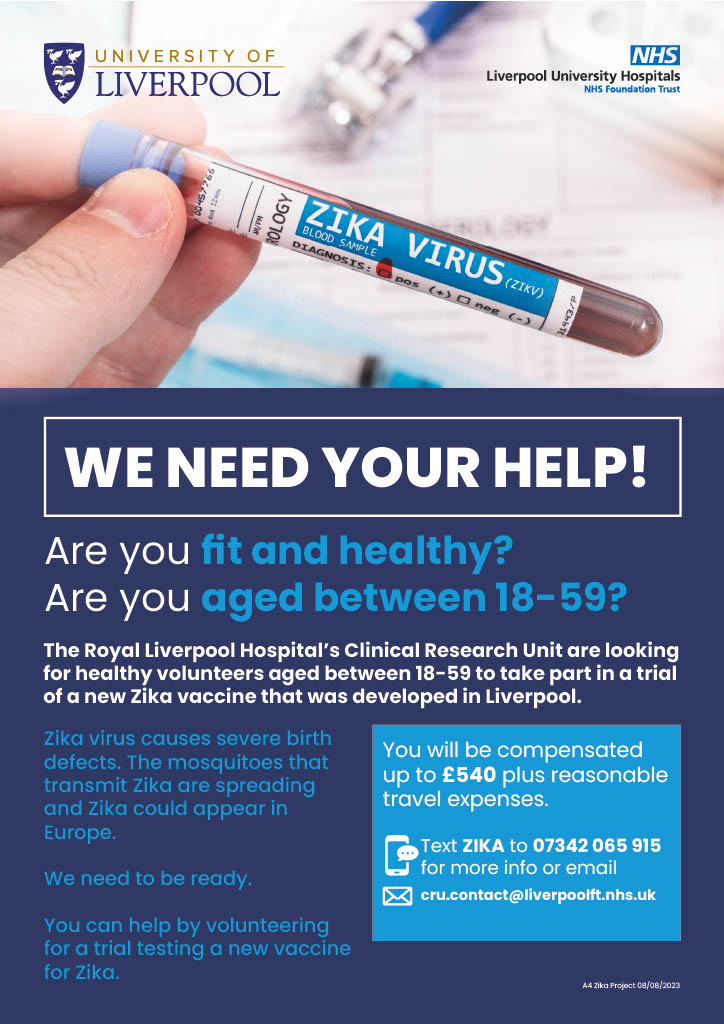 Get involved: ➡️Healthy individuals aged between 18-59 are invited to take part in a clinical trial. ➡️Those who are interested are asked to please give the Clinical Research Unit…