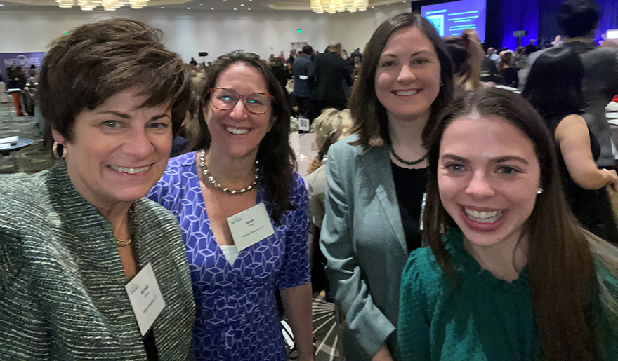 Here are firm #energy & #environmental lawyers extraordinaire @MNOBrienEnvAtty, Sarah Tracy, Tess Edwards & Georgia Bolduc at last night's @NEWomenInEE awards gala in #Boston. We were pleased to be an event sponsor.