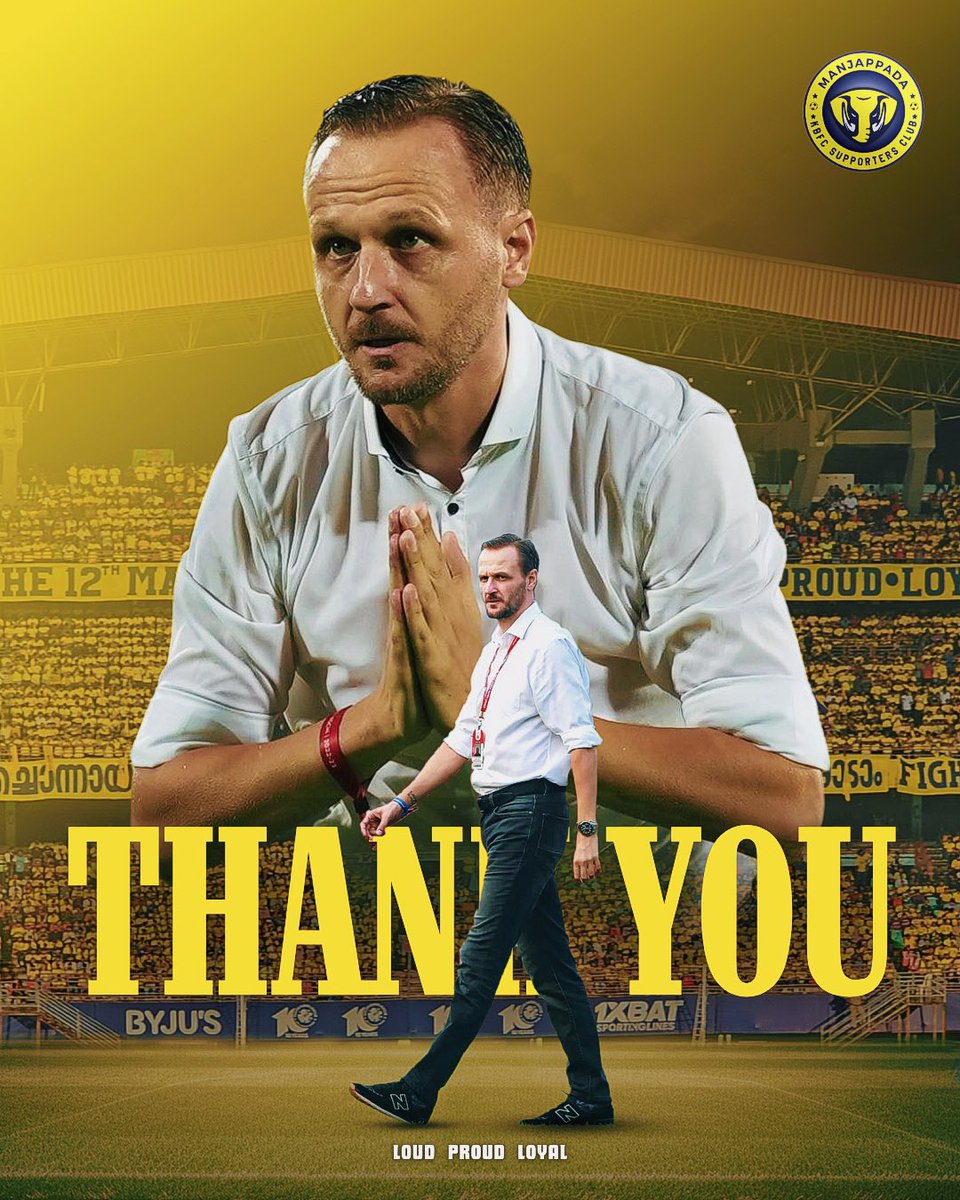 Thank you for making us dream. Thank you for building a new philosophy. Your legacy at KBFC will be remembered fondly, and we wish you nothing but success in your future endeavors. Go well, coach! You will be missed.