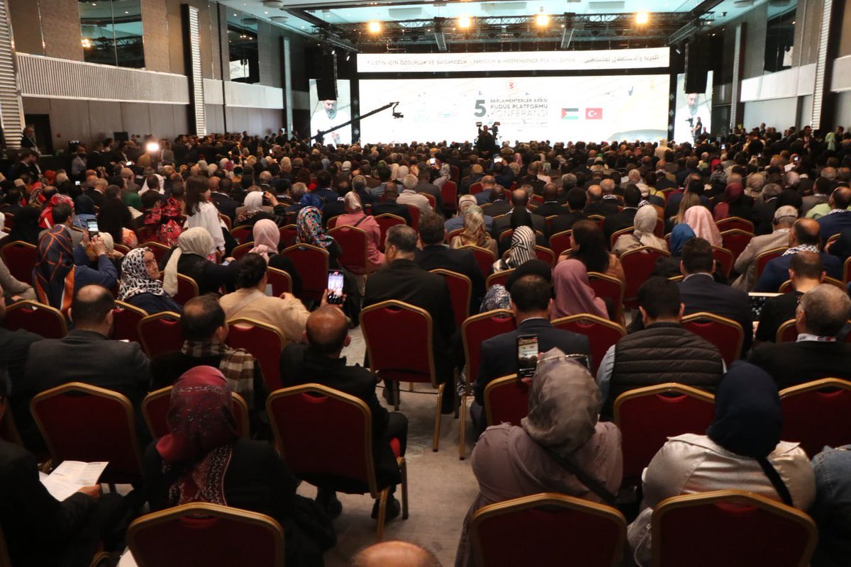 Genel Başkanımız Sayın Zekeriya Yapıcıoğlu, İstanbul’da bugün başlayan ve üç gün sürecek olan ‘Parlamenterler Arası Kudüs Platformu 5.Konferansı’na katıldı. Konferansa Asya, Avrupa, Latin Amerika ve Afrika olmak üzere 7 kıtadan, 75 ülkeden 600'e yakın parlamenter katılım…