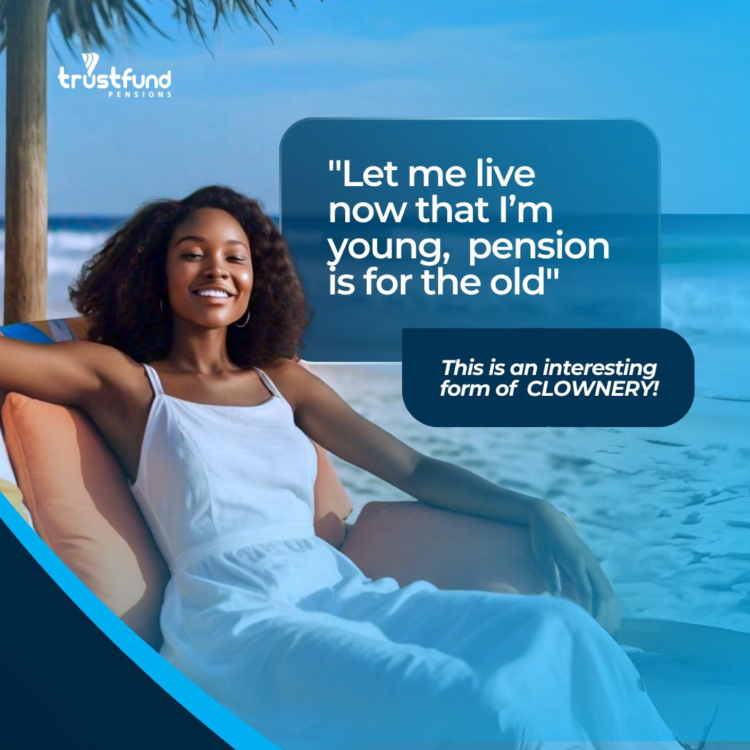 trustfundpltd's tweet photo. Shut out the voices telling you: “It’s only a myth. “

The right time to start a pension scheme is now!!!

Don’t play.

#Trustfund #TIVA #Choosetrustfund #Thinkpensionthinktrustfund #PensionMyths https://t.co/VLDc9SWfqt