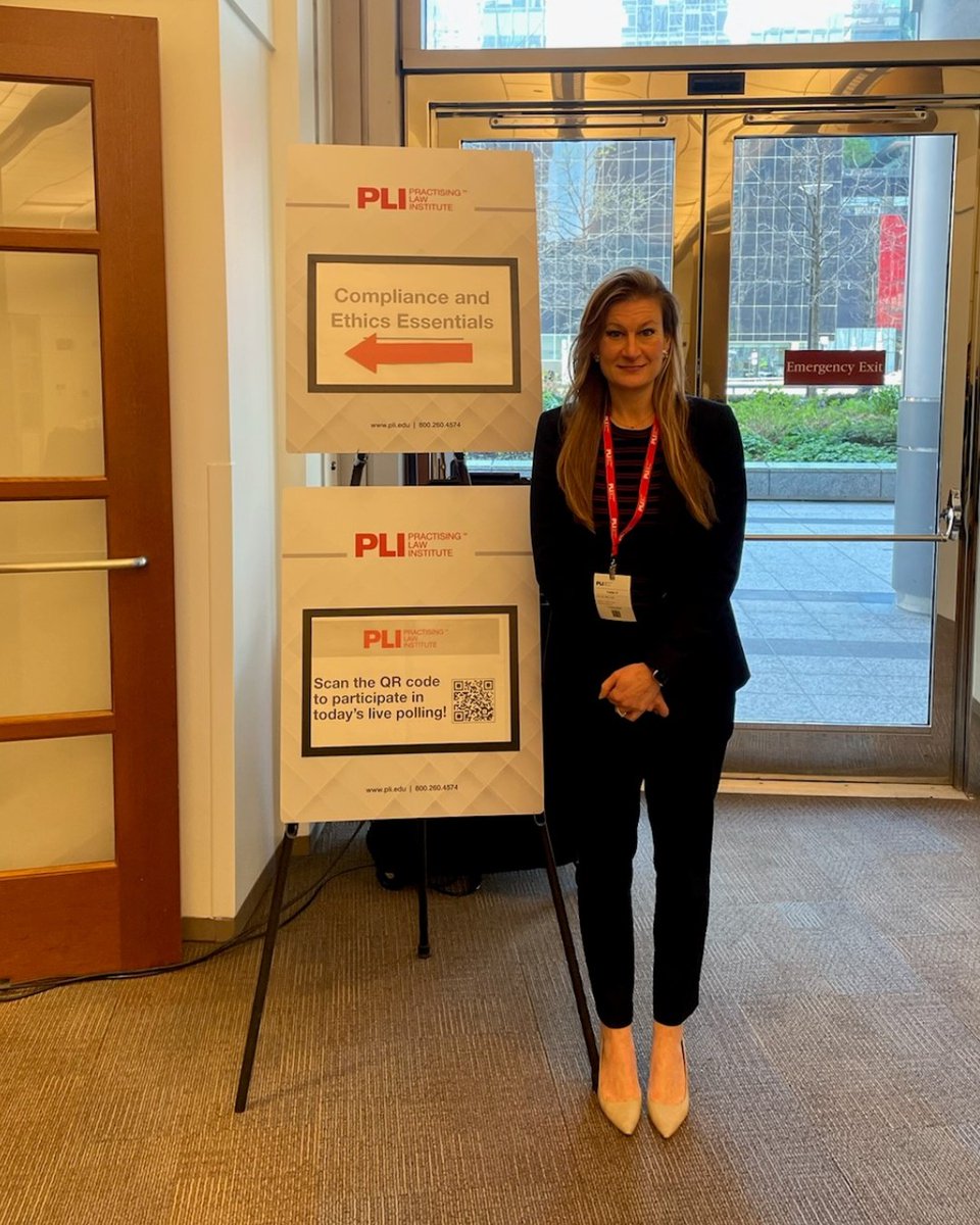 Yesterday, Deputy Assistant AG Lisa Miller spoke at @PractLawInst Compliance & Ethics Essentials Conference about use of data analytics, Whistleblower & Individual Voluntary Self-Disclosure pilot programs to uncover corporate crime & the importance of empowering compliance.