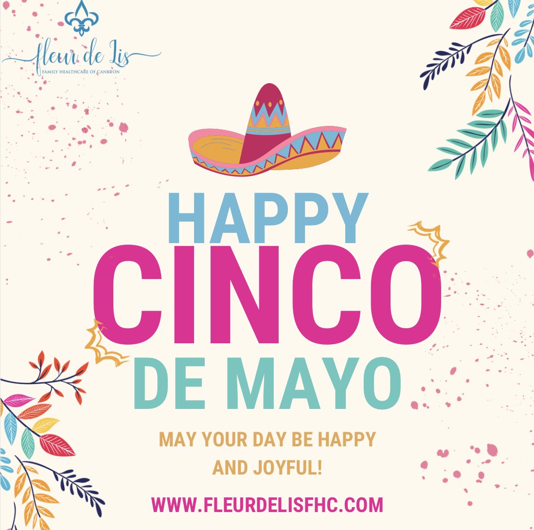 Happy Cinco De Mayo! 🎉 Celebrating Cinco de Mayo with a fiesta of health and wellness at our rural health clinic. #RuralHealth #PatientCare #Family #Health #Healthcareforall #nursepractitioner #FleurDeLisFHC #RHC #UrgentCare #Cankton #Louisiana #RuralHealthCare #CincodeMayo