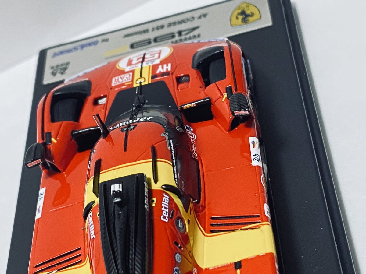 Shochan_Skyline's tweet image. やっっっっと届いた…！！！

499P、カッコ良すぎる…。

#SPARK #Looksmart #Ferrari #Ferrari499p #FerrariHypercar #WEC