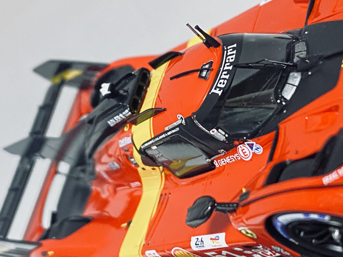 Shochan_Skyline's tweet image. やっっっっと届いた…！！！

499P、カッコ良すぎる…。

#SPARK #Looksmart #Ferrari #Ferrari499p #FerrariHypercar #WEC