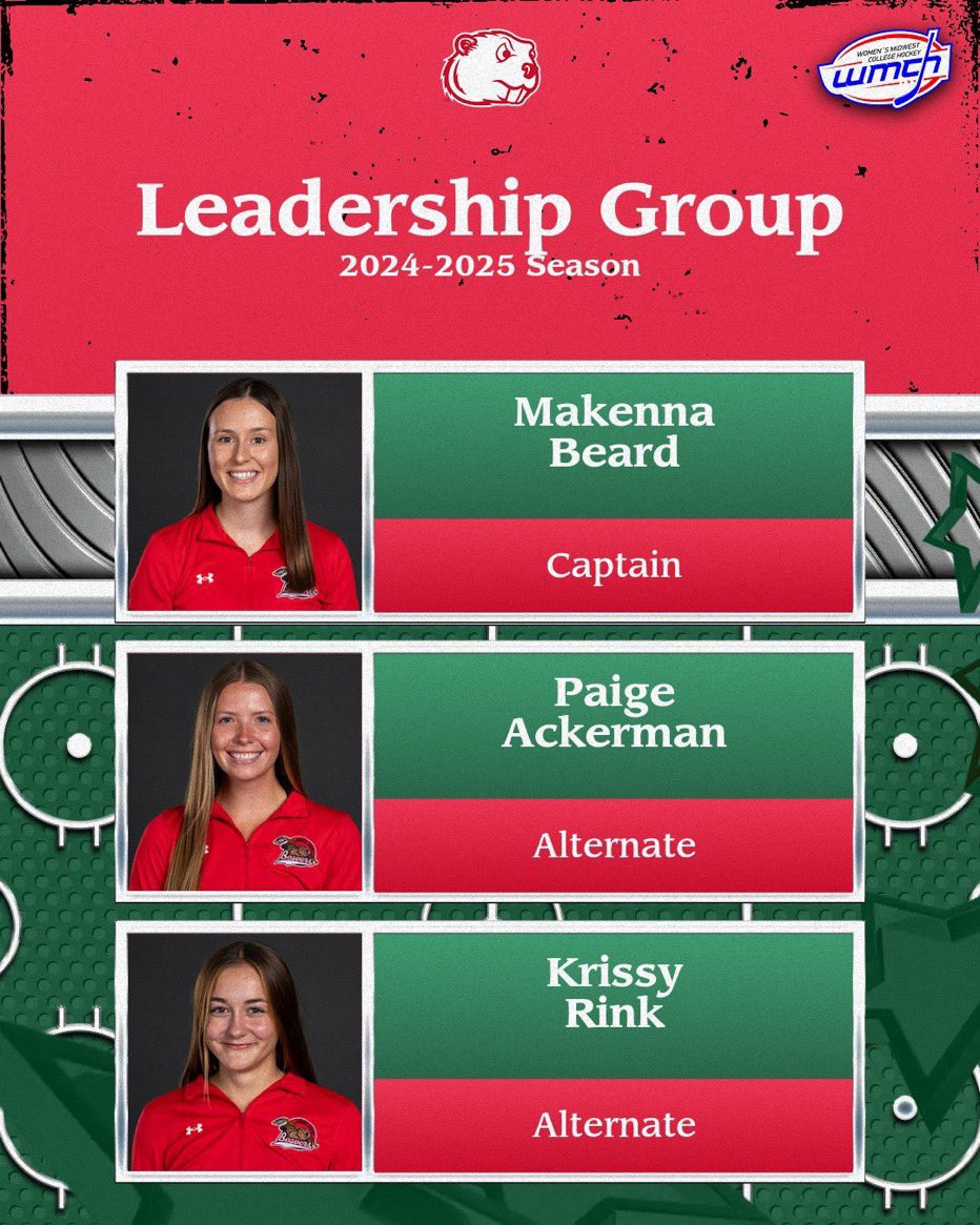 Congrats to former @westmanAAA Wildcats’ Captain Makenna Beard on selection to Captain @MSUBeaversWHKY during the 2024-25 season. Awesome! Mckenna was a member @hockeymanitoba 2021 Program of Excellence U18 roster. The MFHL - Not developing just great players but excellent people
