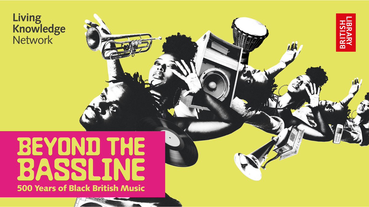 Beyond the Bassline: 500 years of Black British Music Exhibition from @LKN_Libraries now at Kinson Library until 24 May. Launch event Monday 29 April, 3pm followed by a recorded interview with singer Eddy Grant at @britishlibrary at 4.30pm Free - all welcome