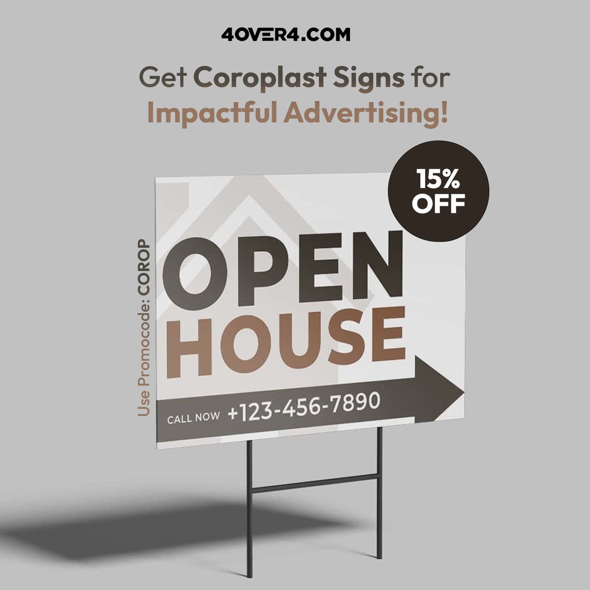 4over4's tweet image. Navigate the noise with our Coroplast signs 🚧📢 Now 15% off with code COROP. Weatherproof, fade-resistant, and ready for action. Don&apos;t just make a statement—make an impact! 

#SignageSolution #OutdoorAdvertising #DiscountCode #nycprint #manhattan #customprint
